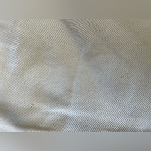 Ralph Lauren beige 100% cotton pants high waist straight legs pockets US 14 - Picture 9 of 15